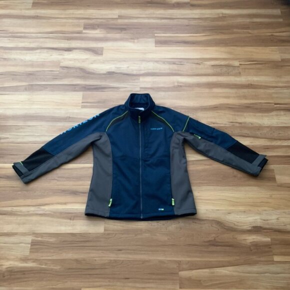 Alaska By Luly Yang Soft Shell Jacket Men’s M Oeko-Tex Horizon Full Zip Blue - Picture 2 of 11